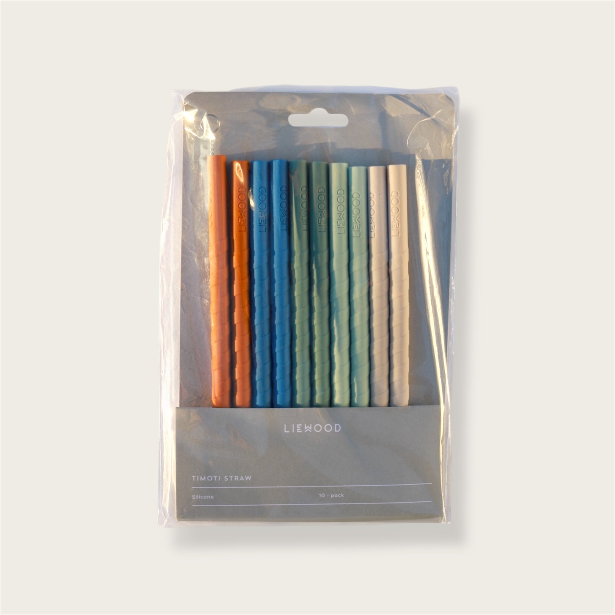 Silikoniniai šiaudeliai  10vnt