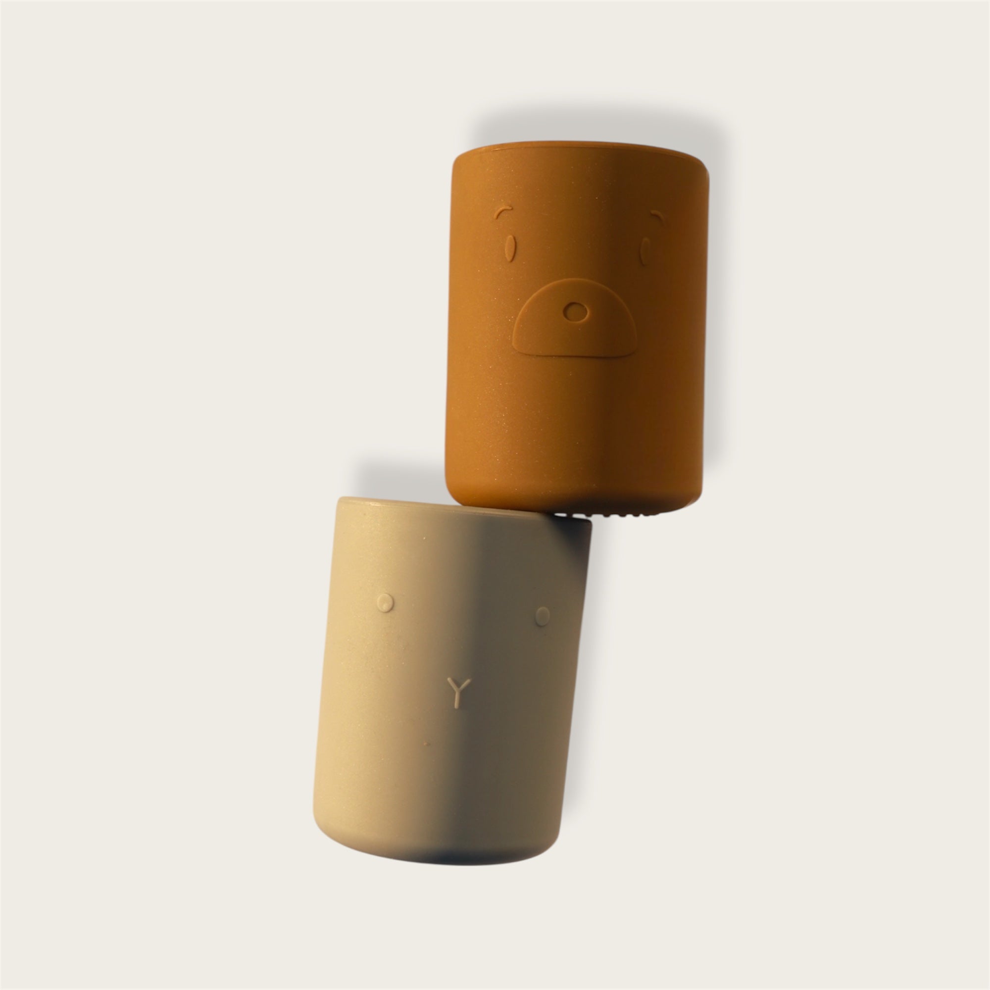 Silikoninės stiklinės 2 vnt